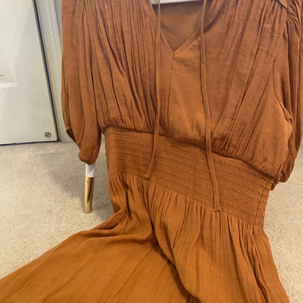 Brown maxi dress. Brand name Kings Road